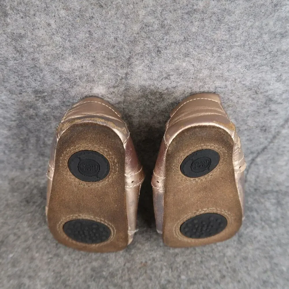 Livie & Luca Shoes Baby 6-12 Months Cora III Rosegold Metallic Mary Jane Leather